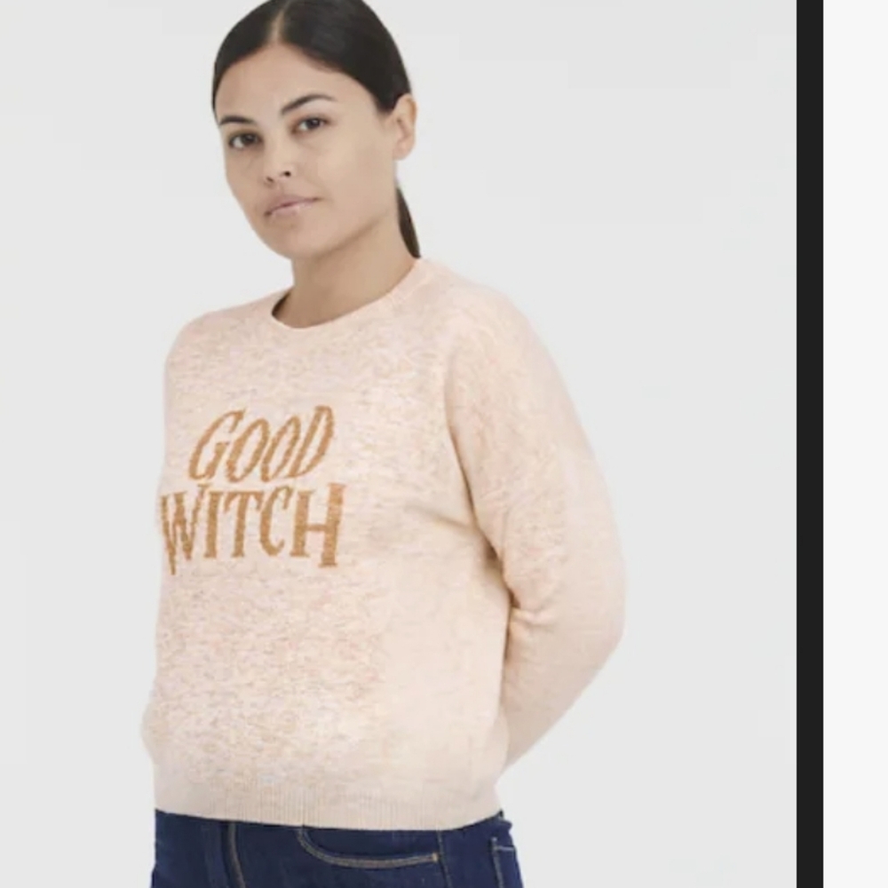 NWT XL Vince Camuto Good Witch  crew Neck sweater retail $79.00